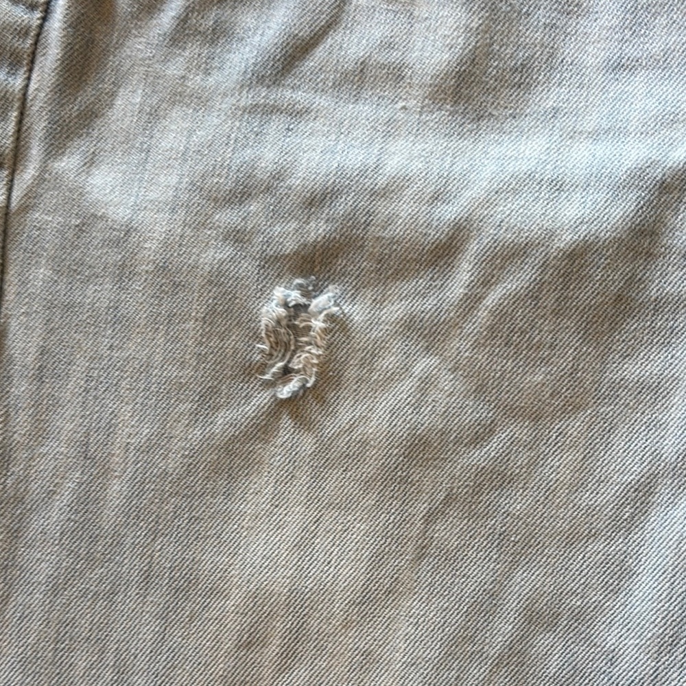 Abercrombie & Fitch Light Blue Flare Wide Leg Jeans - Picture 3 of 7